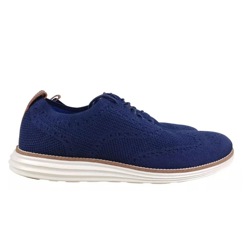 Cole Haan Original Grand‎ Wingtip Oxford Mens Size 9 M C27960 Blue Navy New
